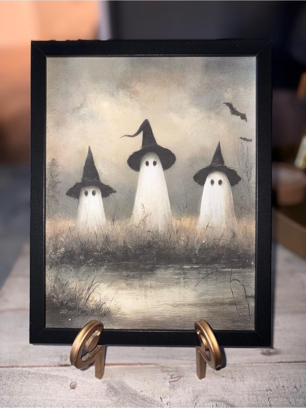 Whimsical Halloween Framed 8x01 Ghost Print